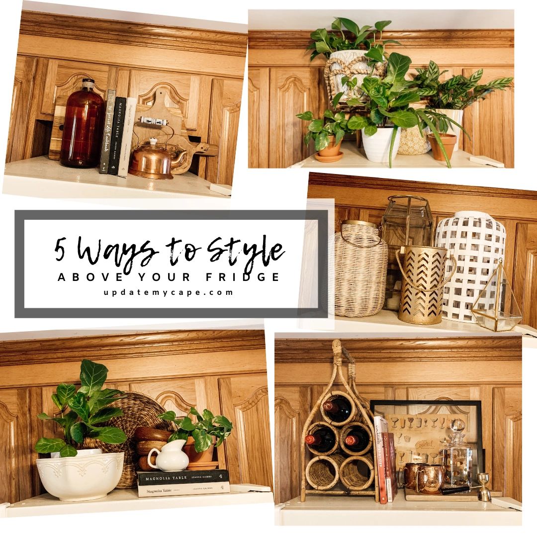 Five Ways to Style the Top of Your Fridge